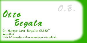 otto begala business card